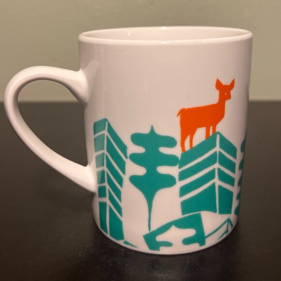 MAGPIE Mengsel Doe Deer & Fawn in an Enchanted Forest Ceramic Mug ~ Britain - Picture 5 of 12